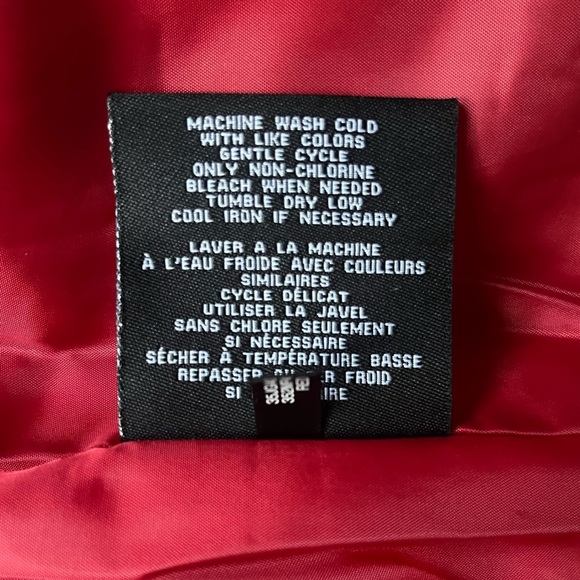 NEW Cole Haan Signature Red Puffer Vest Size XS Outdoor Warm Winter Hiking - Picture 6 of 8